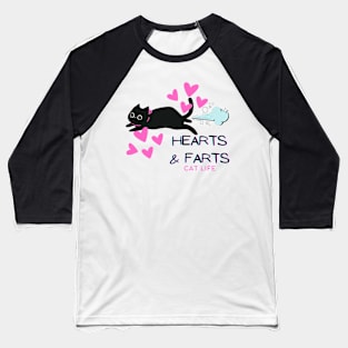 Hearts & Farts Baseball T-Shirt